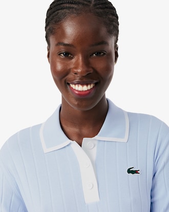 Women's Polo Collar Stretch Golf Sweater