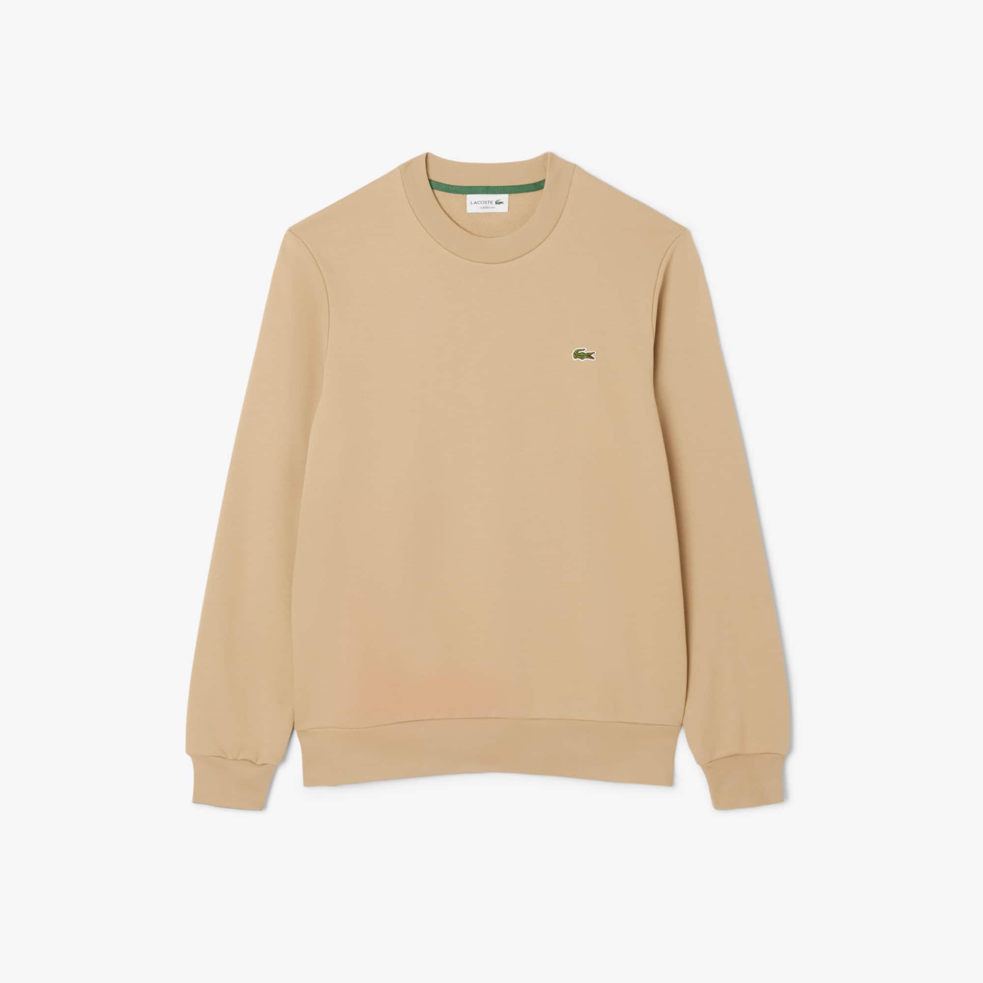 Lacoste Men's Classic Fit Fleece Sweatshirt - Xl - 6 In Neutral