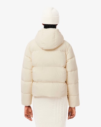 Chamarra de plumas con gorro Relaxed Fit