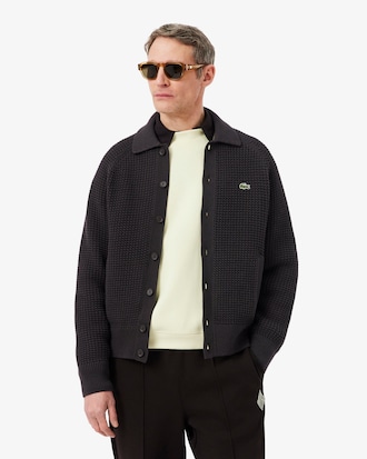 Chunky Knit Textured Jacket