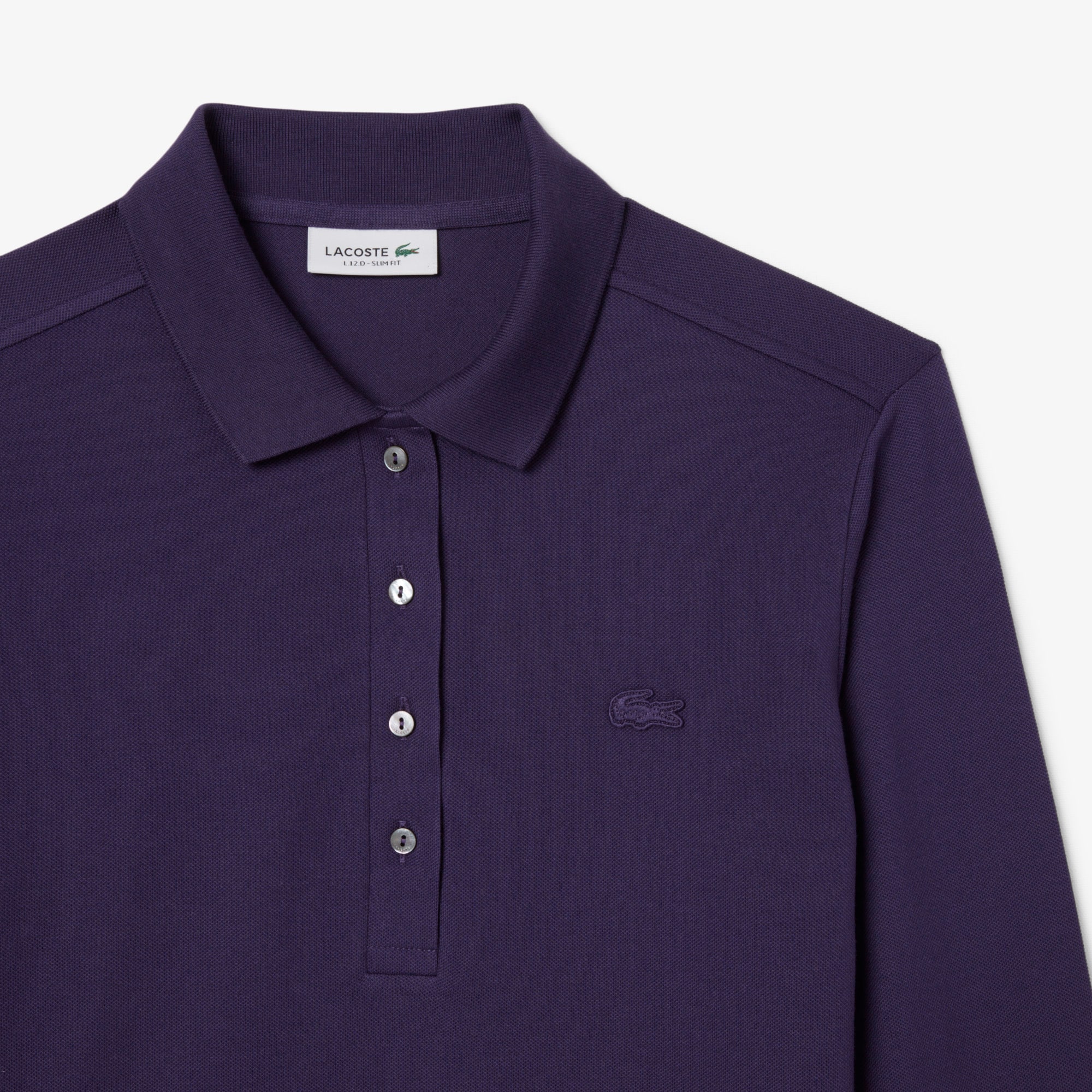Women's Slim Fit L.12.D Stretch Mini Piqué Polo - Polo Shirts