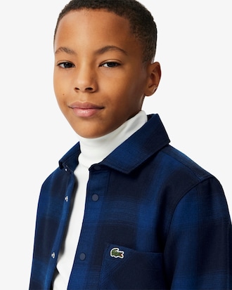 Kids' Plaid Flannel Overshirt