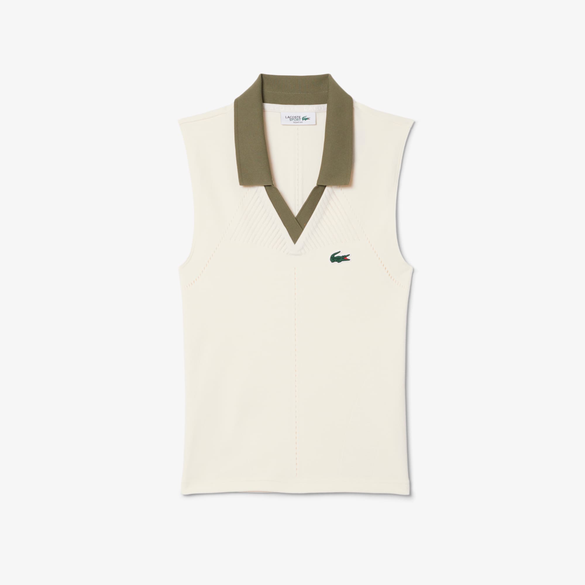 Women's Sleeveless Stretch Knit Tennis Polo
