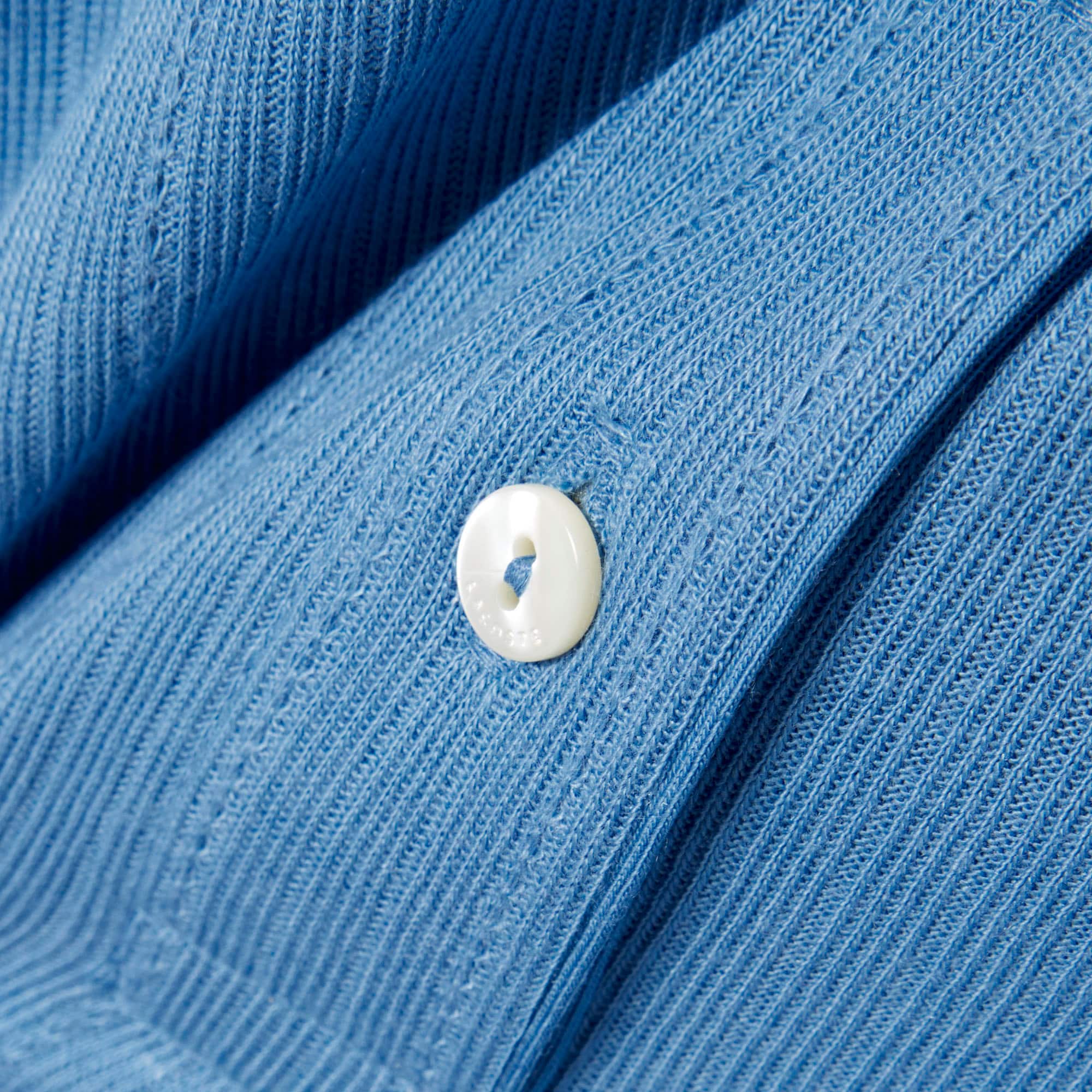 Slim Fit French Made Ribbed Polo