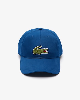 Unisex Crocodile Badge Cotton Twill Cap