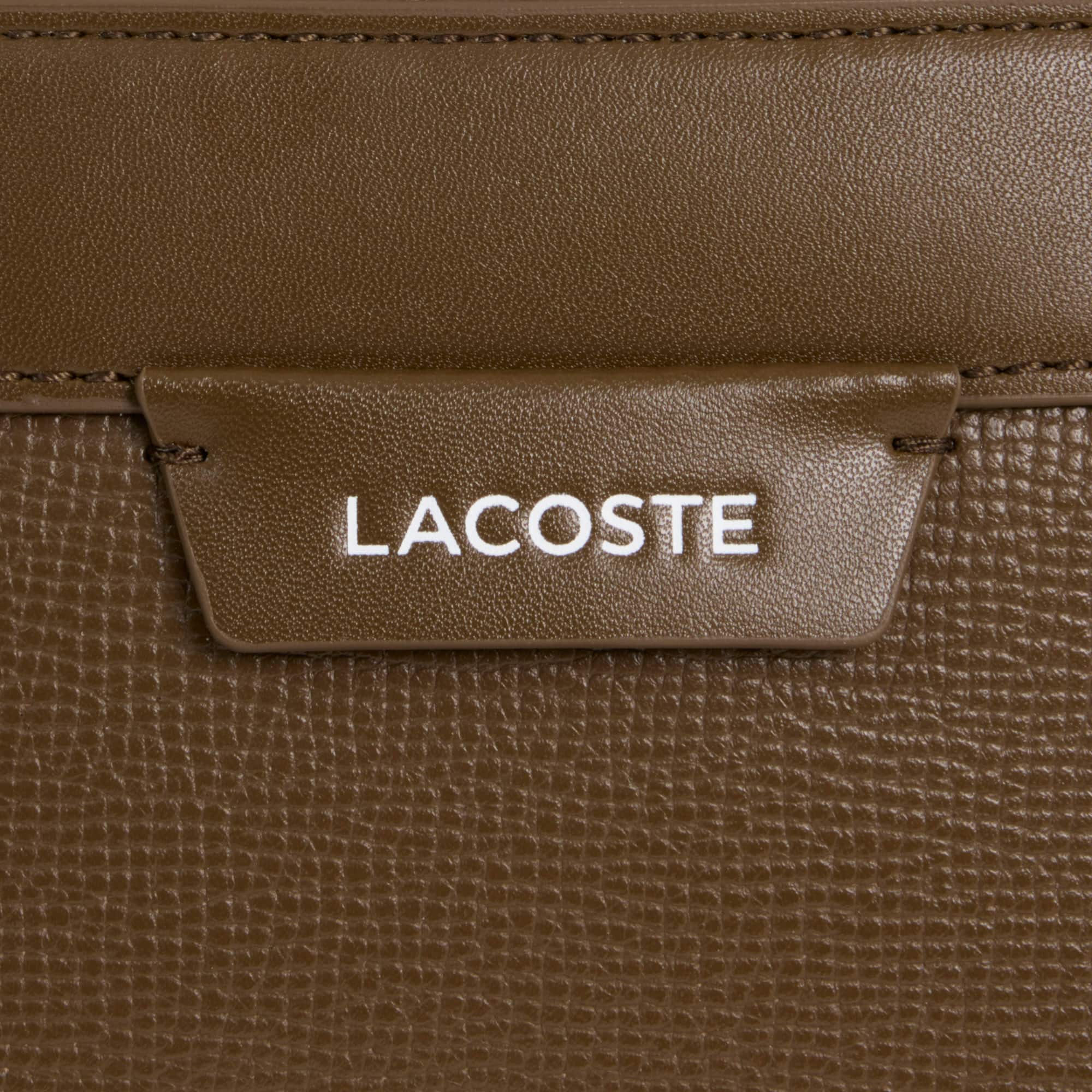 Mini Ossian Leather Reporter Bag - Bags - New In 2026 | Lacoste
