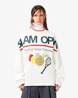 Runway Long Sleeved Tennis Print T-shirt