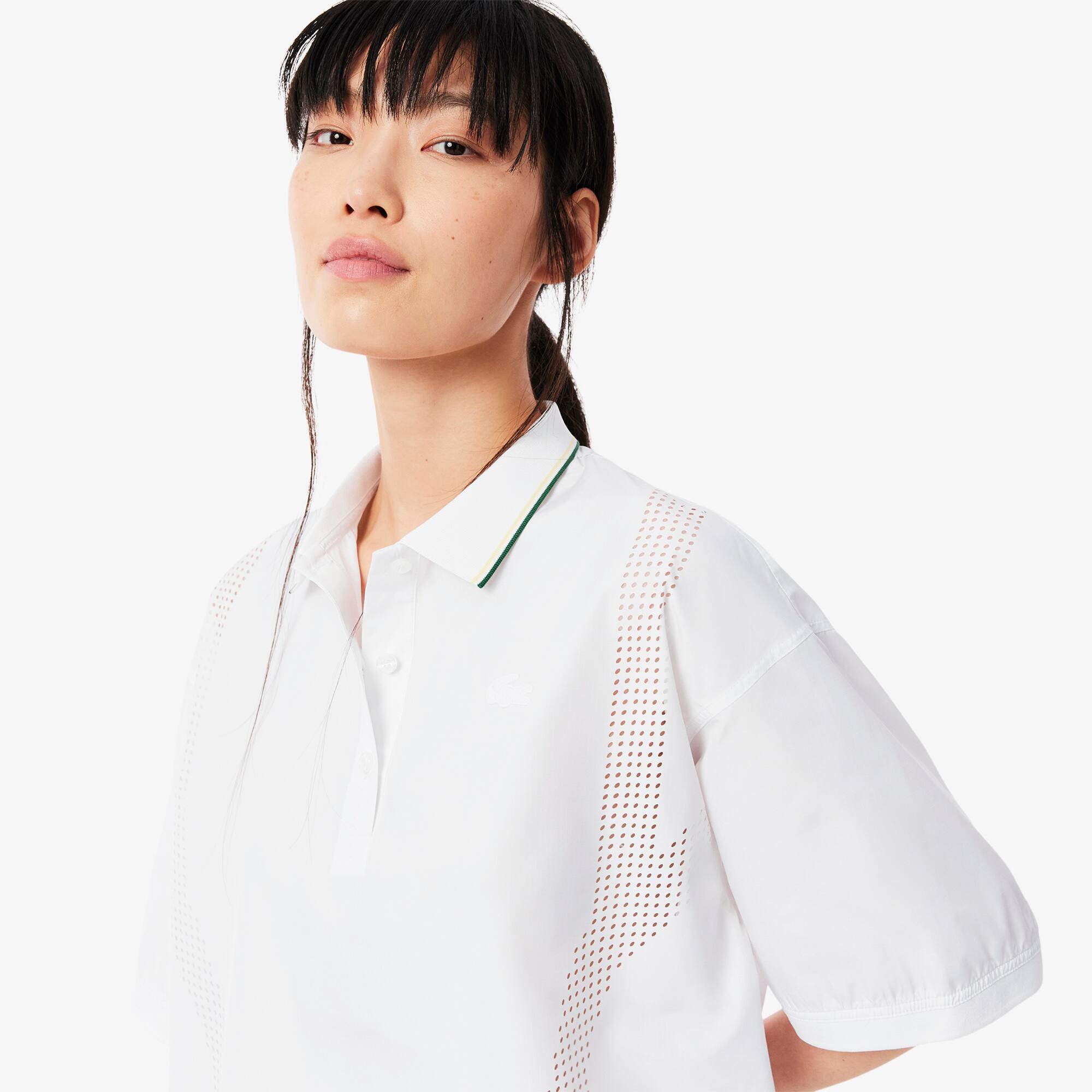 Women's Oversized Tech Fabric Polo - Recycled Materials - New In