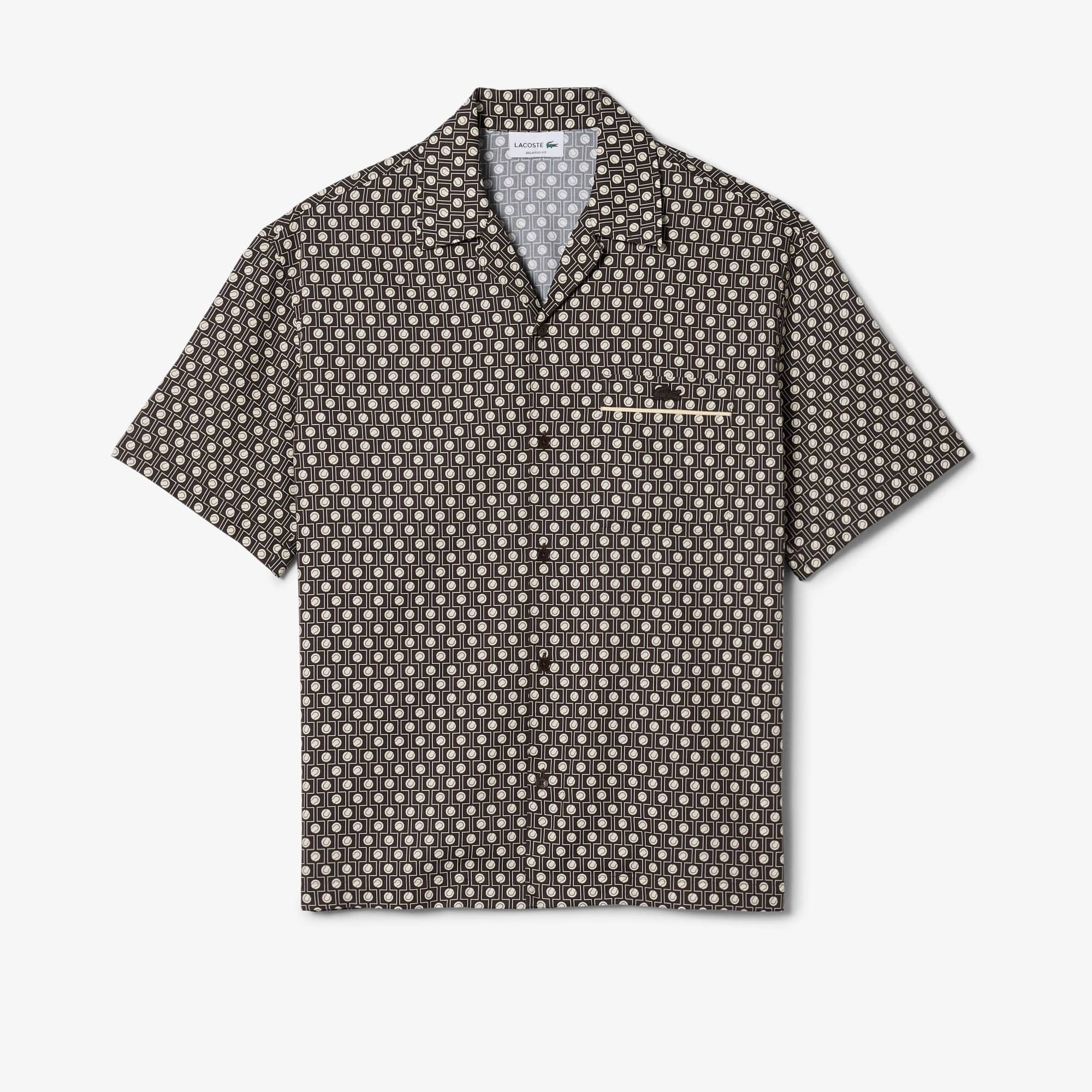 Relaxed Fit Short Sleeved Shirt - Button Down Shirts - New In 2026