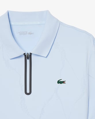 Ultra Dry Jacquard Crocodile Tennis Polo Shirt