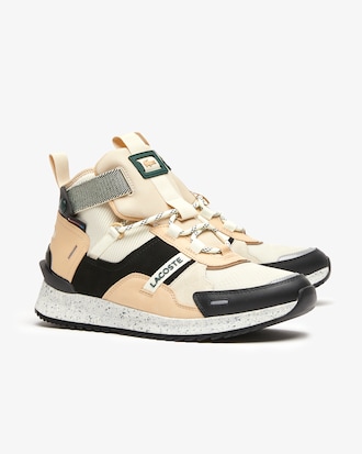 Men's Lacoste Run Breaker Leather Colour-Pop Outdoor Shoes