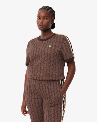 Women's Slim Fit Monogram T-Shirt