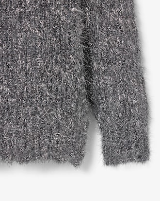 Runway Lurex Knit Cardigan