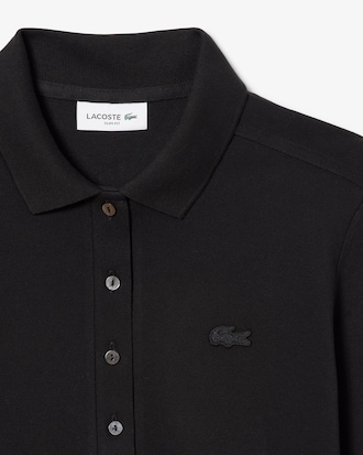 Women's Slim Fit L.12.D Stretch Mini Piqué Polo