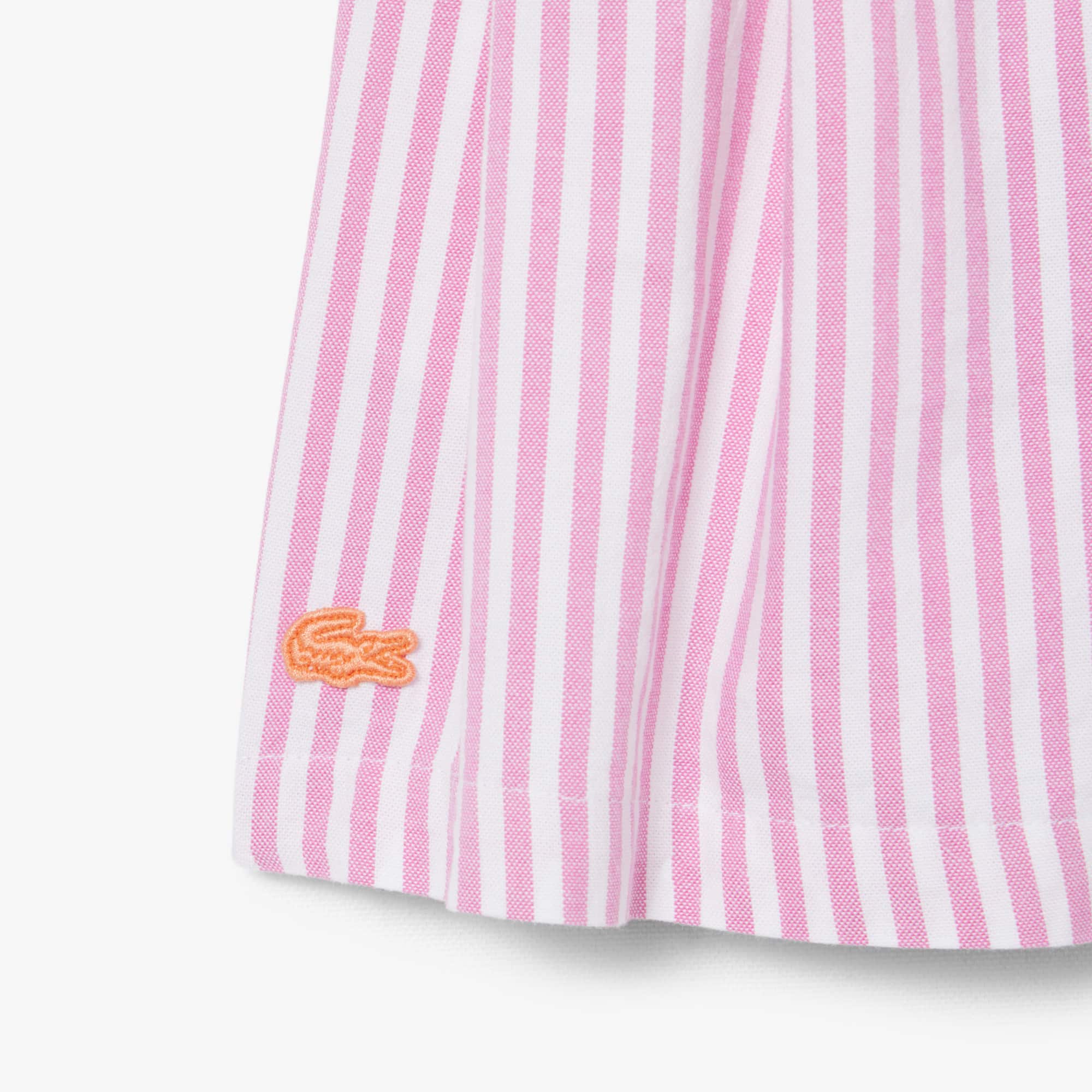 Stretch Oxford Striped Bermuda Shorts