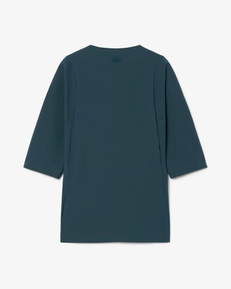 Runway Zipped Printed Stretch T-shirt
