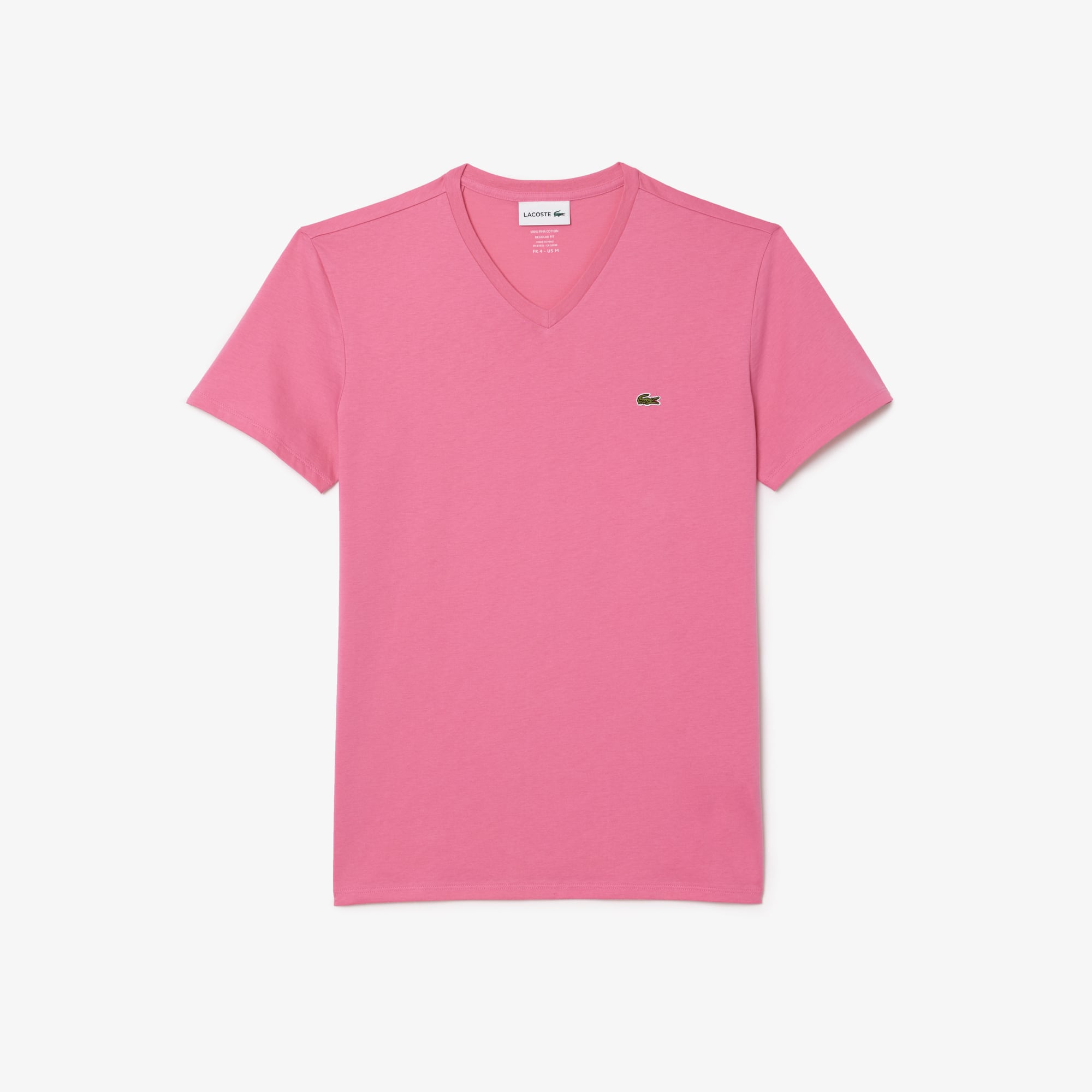 国内発送 Men's Lightweight T-shirts - T-Shirt V-Neck Cotton Pima トップス
