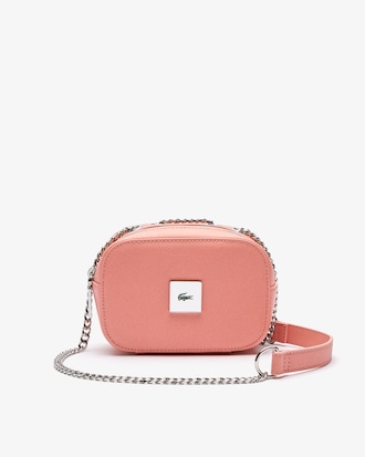 LCST Small Textured Canvas Shoulder Bag