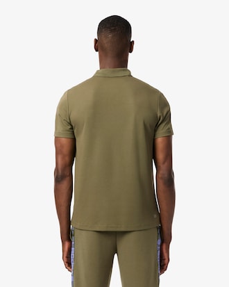 Men's Ultra Dry Branded Stripe Tennis Polo