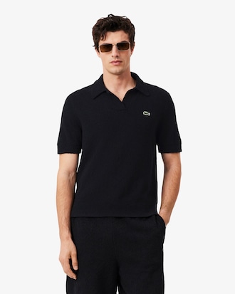 Classic Fit Boucl&eacute; Knit Polo
