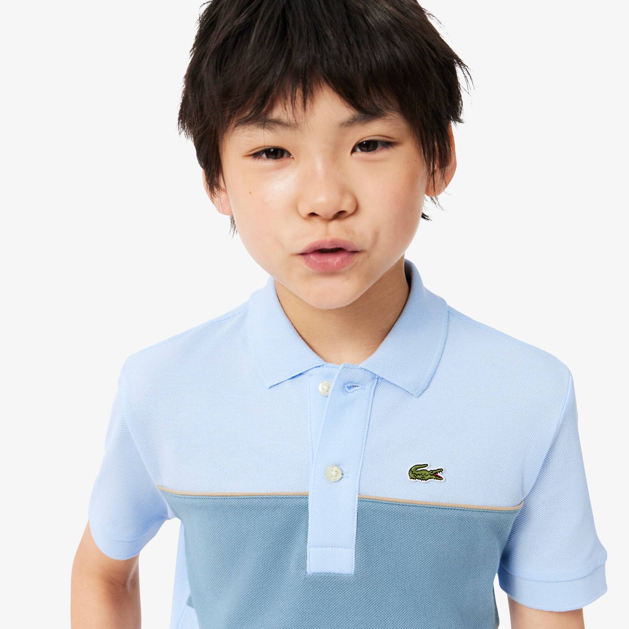 Contrast Band Petit Piqué Polo Shirt