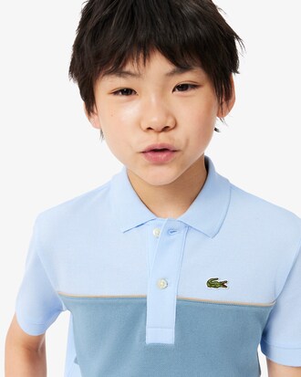 Contrast Band Petit Piqu&eacute; Polo Shirt