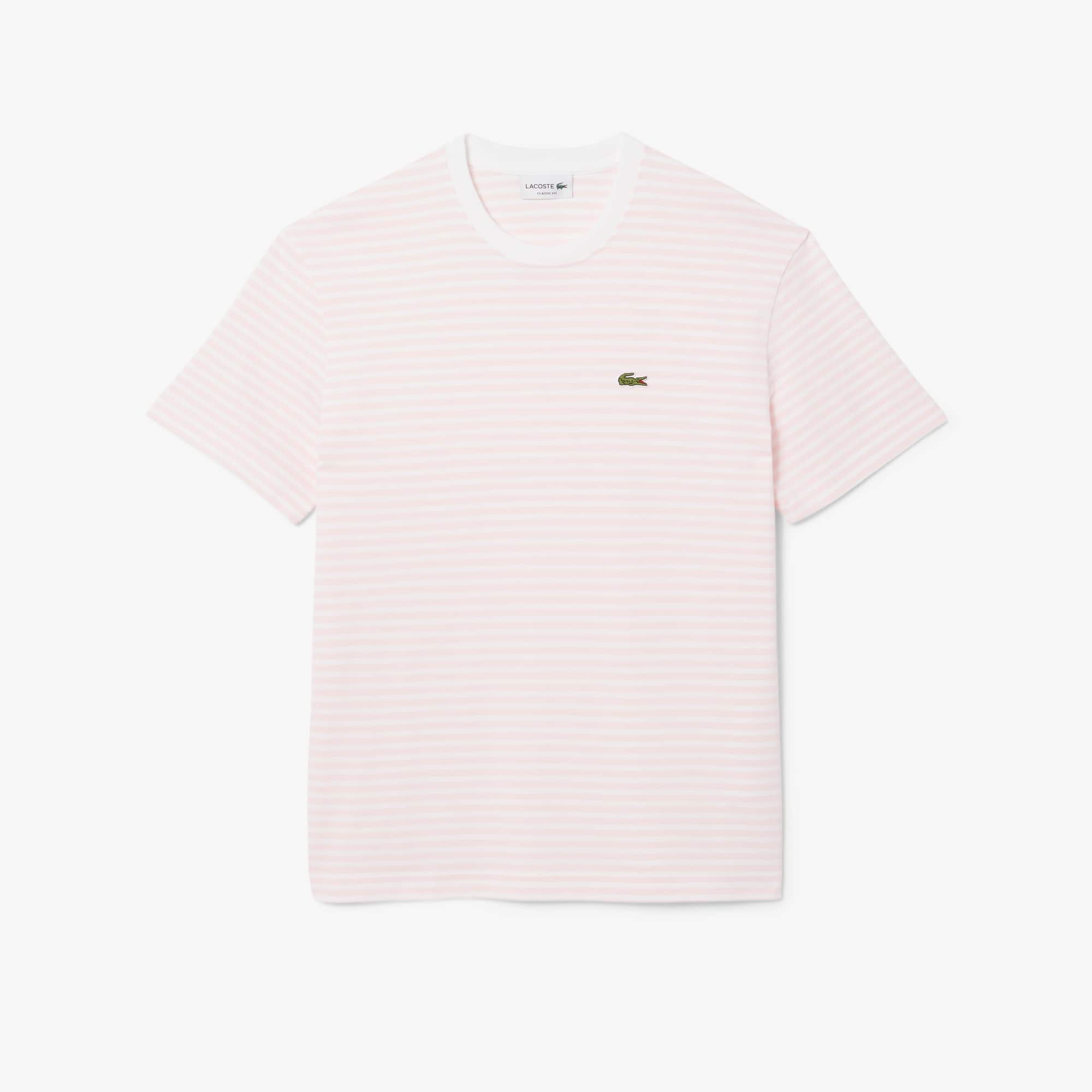 Tシャツ・カットソー Lacoste Men's Striped Heavy Cotton T-Shirt Men's Striped Heavy Cotton T-Shirt - T-shirts - New In 2025
