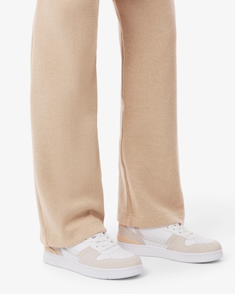 Women's T-Clip Set Leather Sneakers