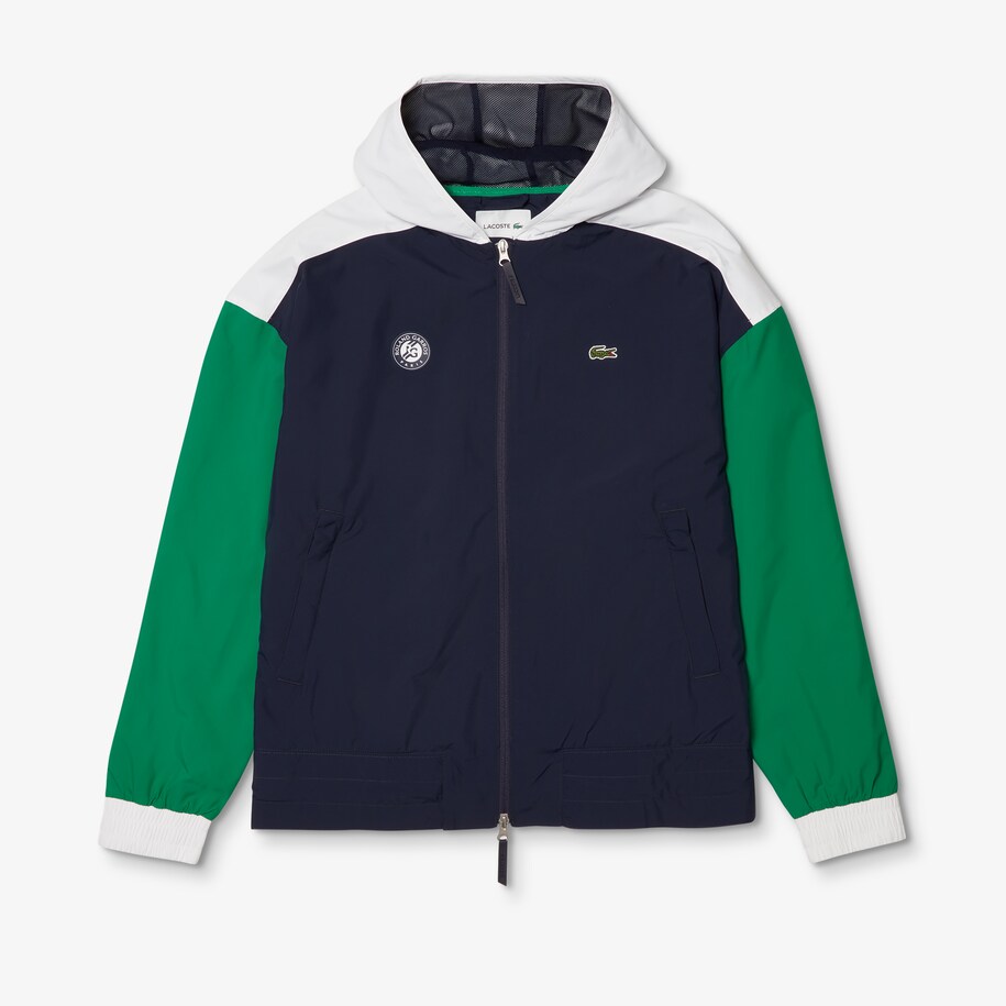 Men S Sport Roland Garros Zip Up Windbreaker Lacoste