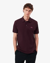 Polo con Cocodrilo Met&aacute;lico de Corte Cl&aacute;sico