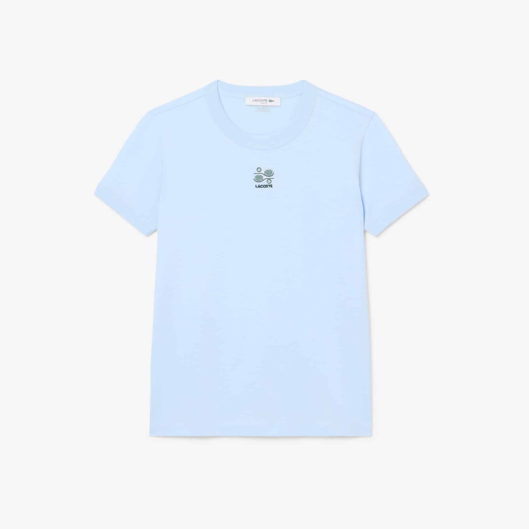 Embroidery Accent Jersey T-shirt
