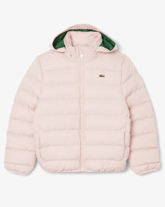 Kids' Hooded Diamond Puffer Jacket