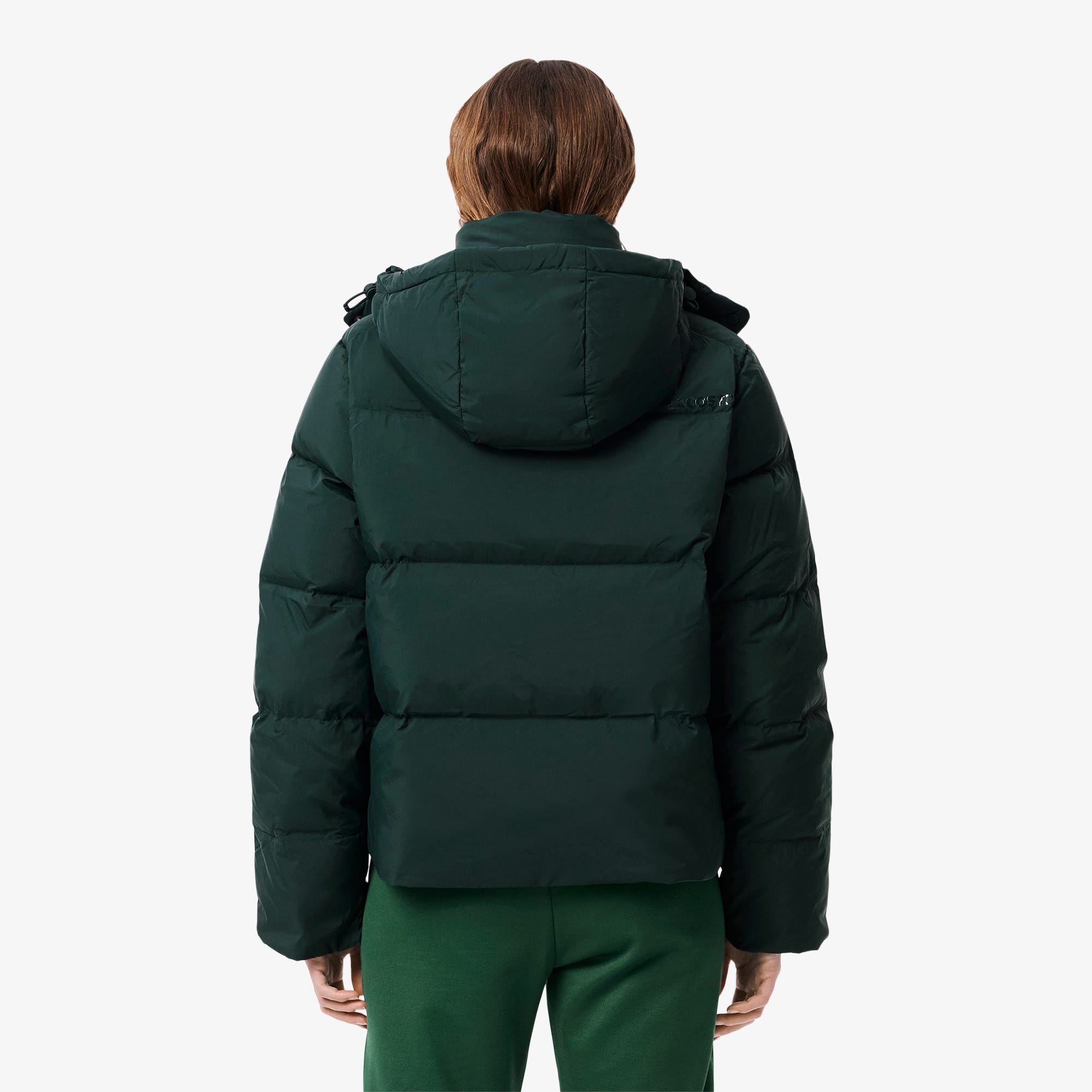 Women's Relaxed Fit Hooded Down Jacket - Lacoste Sale - New In