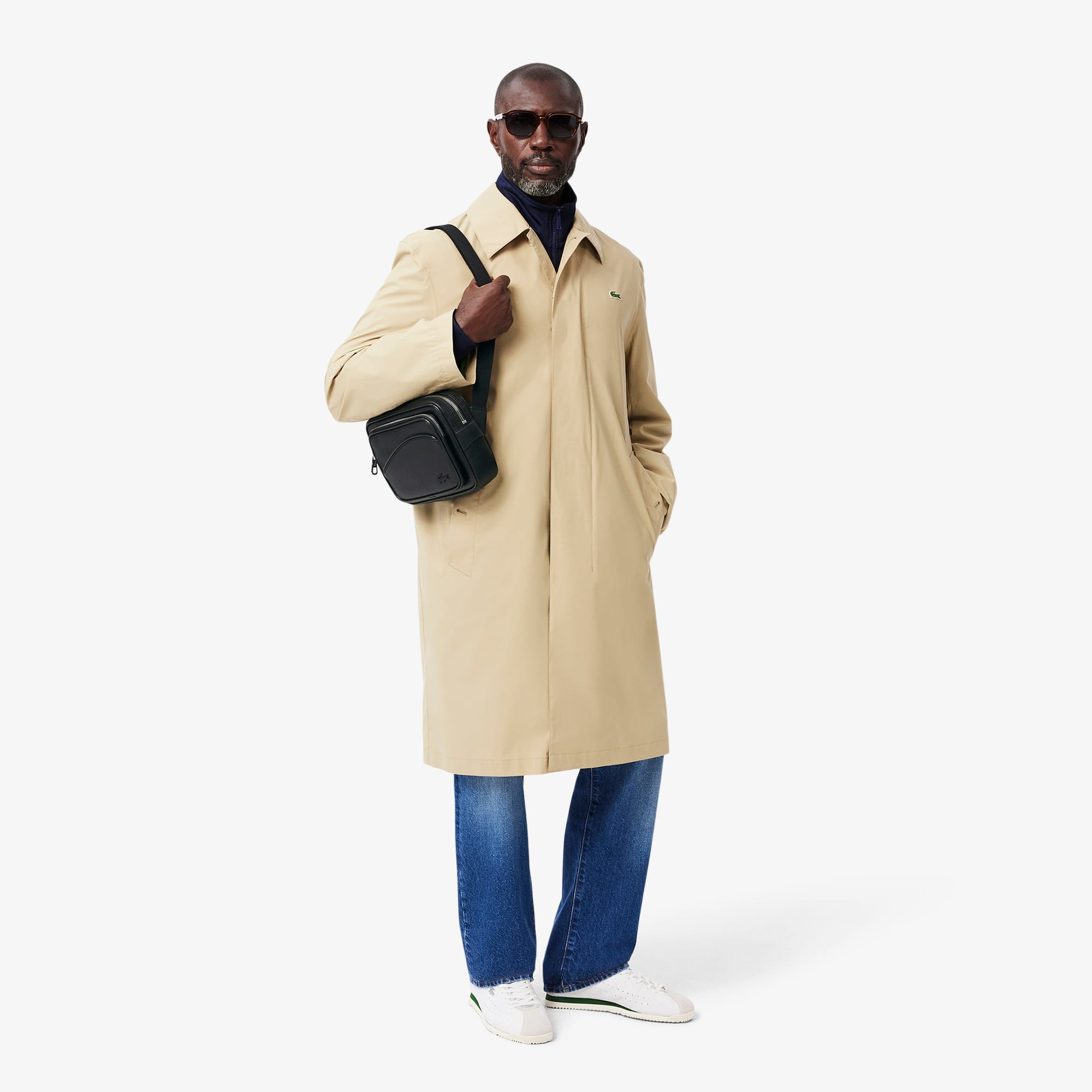 Angy Grain Leather Reporter Bag - Bags - New In 2026 | Lacoste