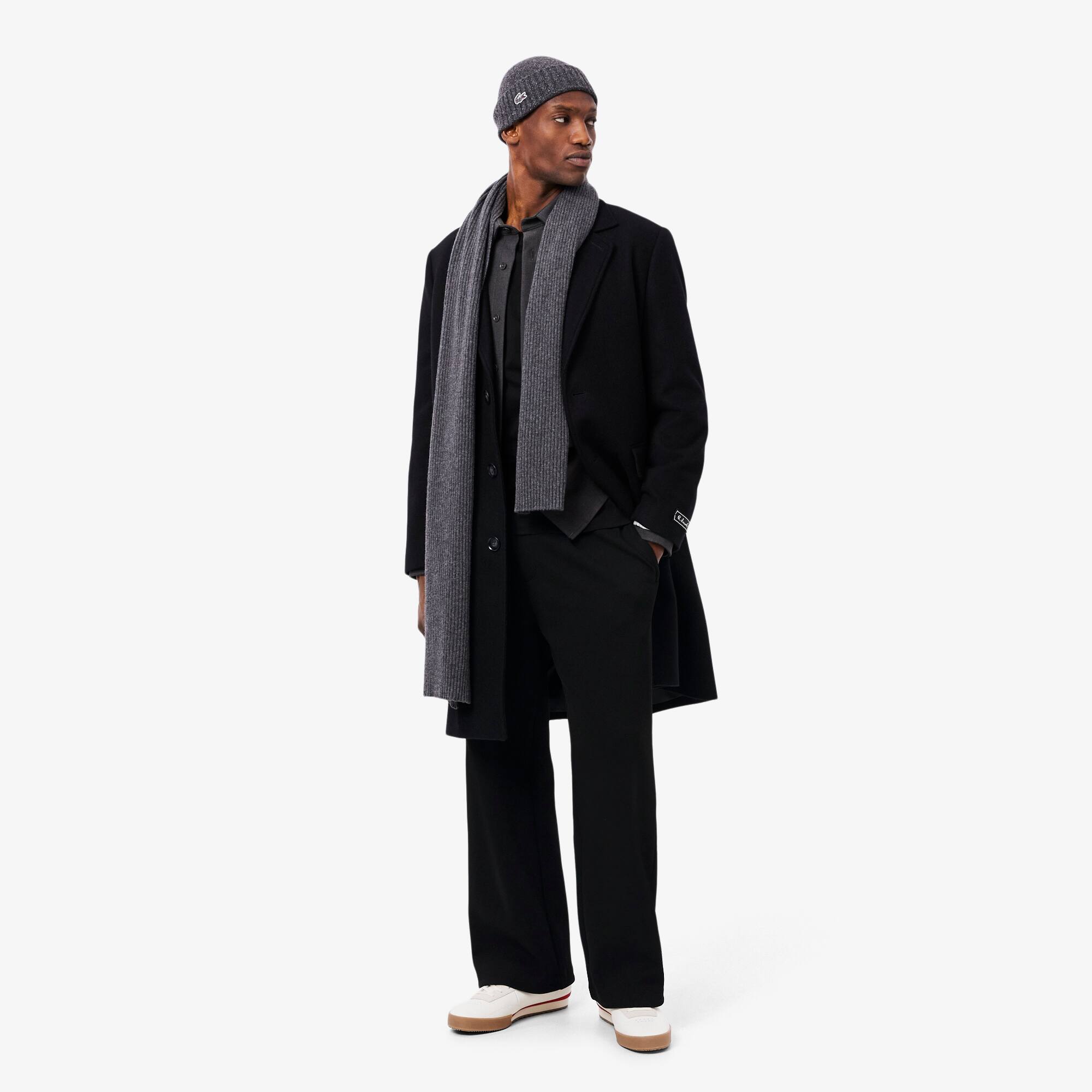 Men's Wool Chesterfield Coat - Jackets & Coats - New In 2026 | Lacoste