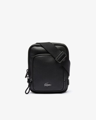 Bolso Crossbody en piel mate recubierta para hombre