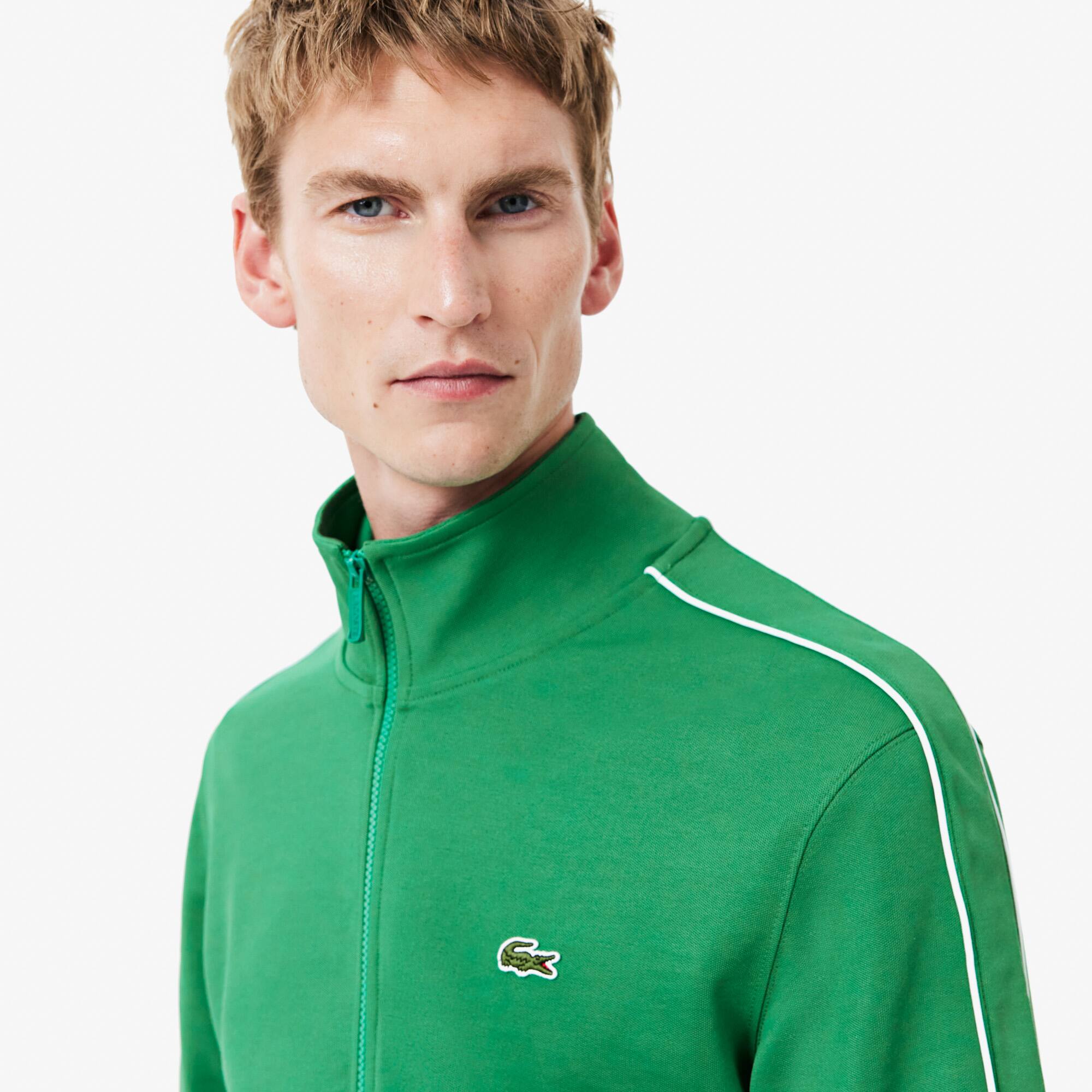 Men's Paris Piqué Zip-Up Track Jacket - Sweaters & Sweatshirts