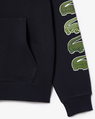 Unisex Contrast Crocodile Hoodie