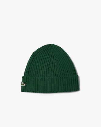 Unisex Rib Knit Brushed Wool Beanie