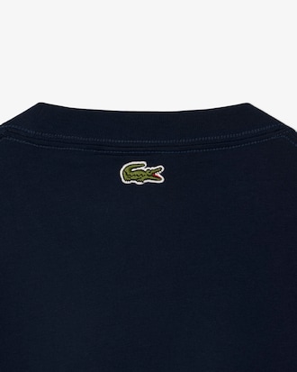 Playera de Tejido Jersey de Algod&oacute;n con Bordado y Estampado
