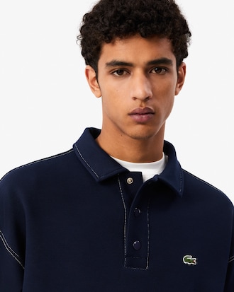 Men's Loose Fit Piqué Sweatshirt