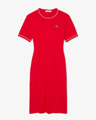 Women's Trim Accent Jersey T-Shirt Dress