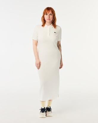 Women's Long Slim Fit Polo Dress 