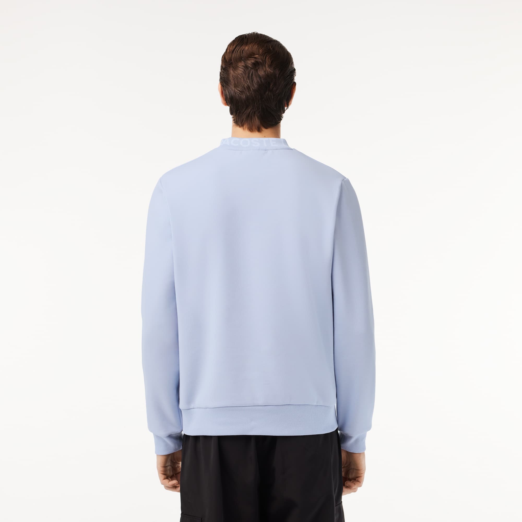 トップス OVAL LOGO CREWNECK / GRY sizeL Men's Oversized sweatshirt with metallic logo | Grey | Diesel