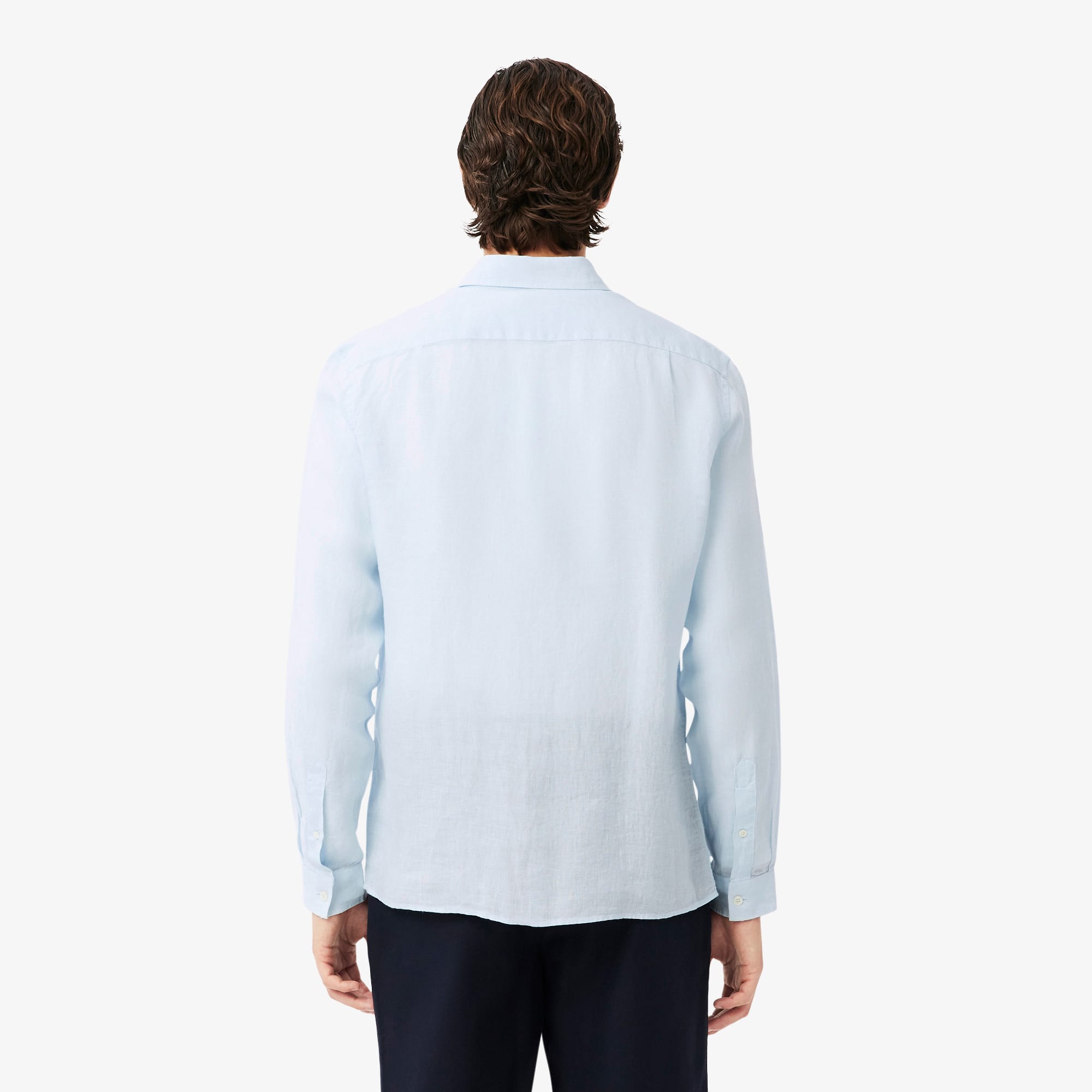 LACOSTE SPORT 長袖シャツ ネイビー/ホワイト FR 4 オリジナルフィット 長袖 ポロシャツ （ポロシャツ）｜LACOSTE