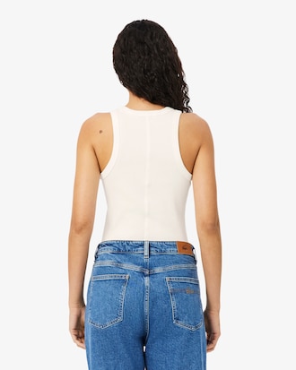 D&eacute;bardeur femme Lacoste slim fit en coton biologique