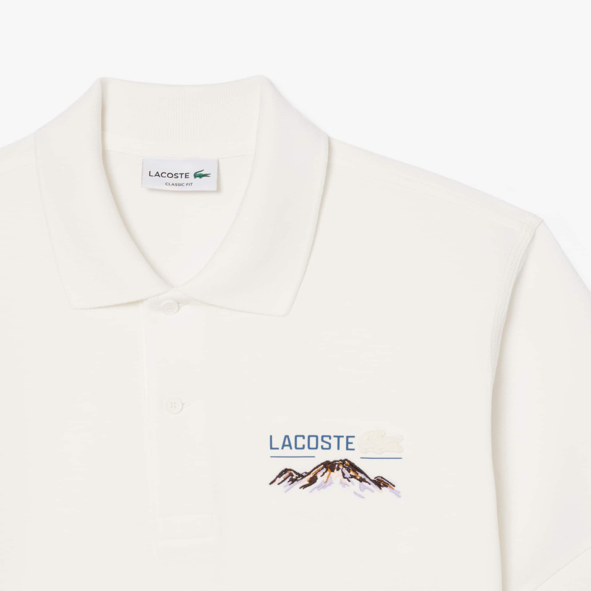 トップス Pique Polo Knit Top white Men's Classic Fit Embroidered Motif Piqué Polo - Polo Shirts