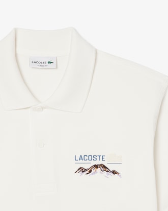 Men's Classic Fit Embroidered Motif Piqué Polo