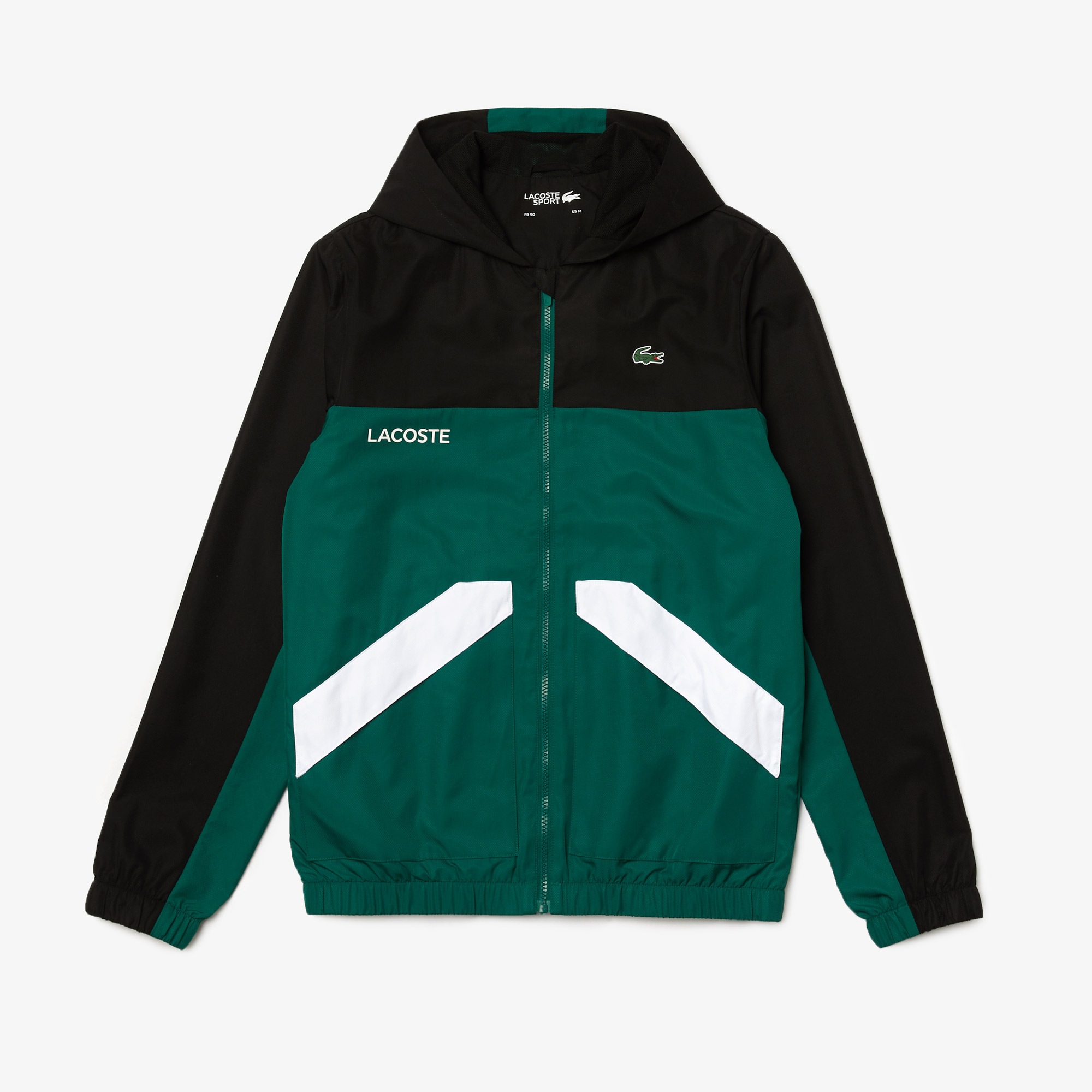 Men’s SPORT Hooded Colorblock Zip Jacket LACOSTE