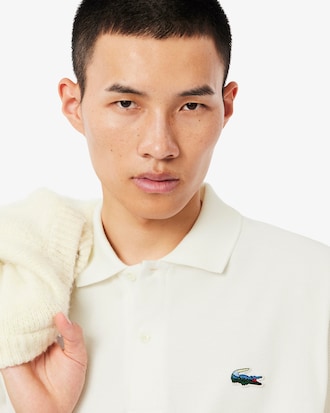 Men's Classic Fit Landscape Crocodile Piqué Polo